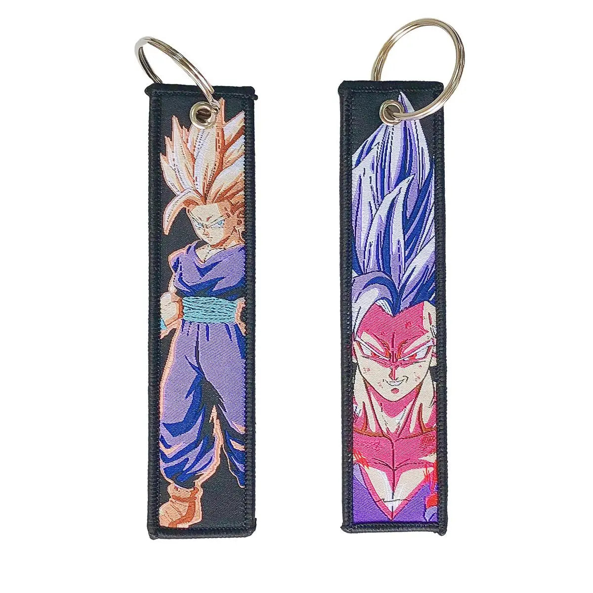 Dragon Ball Embroidered Anime Keychain Collection