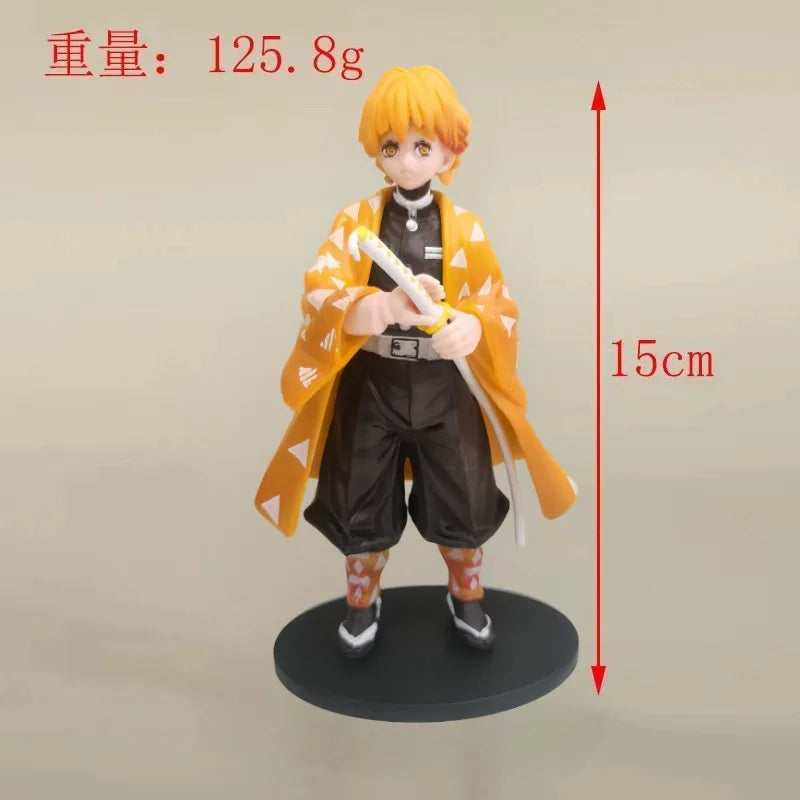 15CM Anime Demon Slayer Figure Kochou Shinobu Kamado Nezuko Figure Kimetsu no Yaiba Kizuna no Sou Action Standing Figures