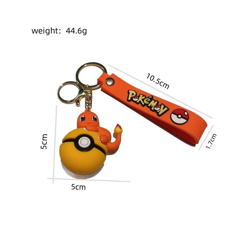 Cute Pokemon Pokeball Keychain
