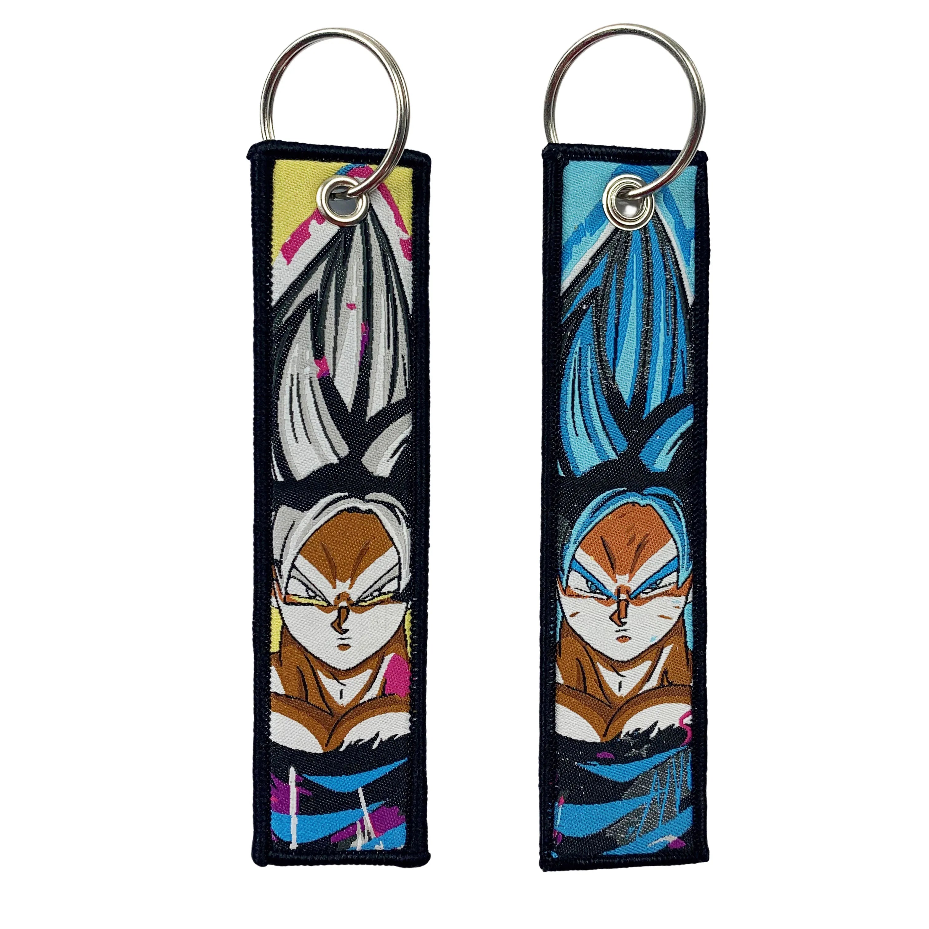 Dragon Ball Embroidered Anime Keychain Collection