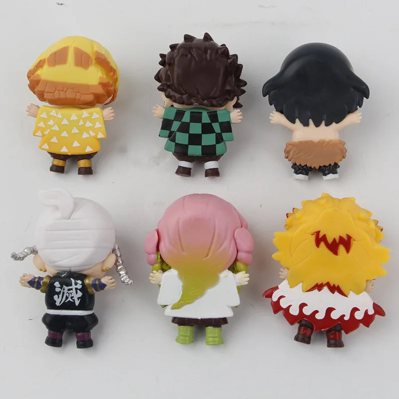 Demon Slayer Mini Figure Collection Set (6 PCS) ⚔️