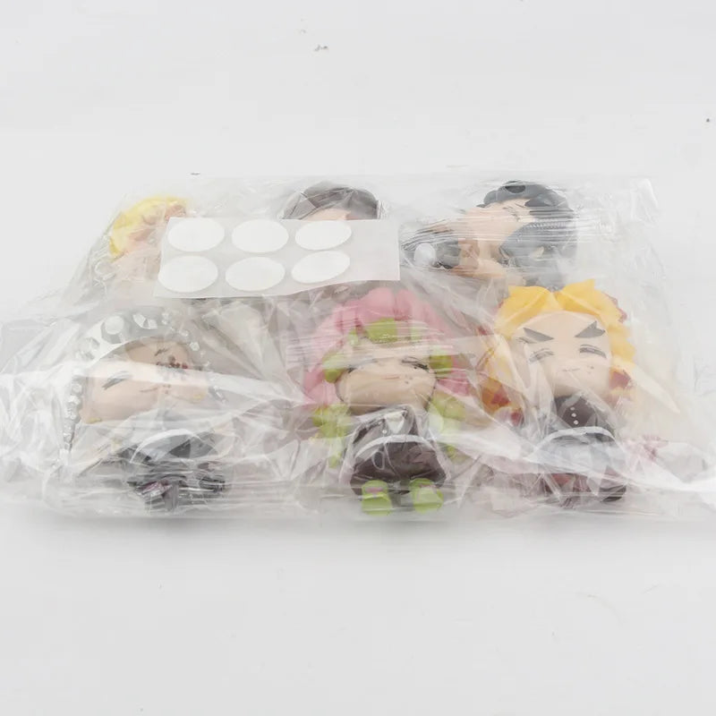 Demon Slayer Mini Figure Collection Set (6 PCS) ⚔️