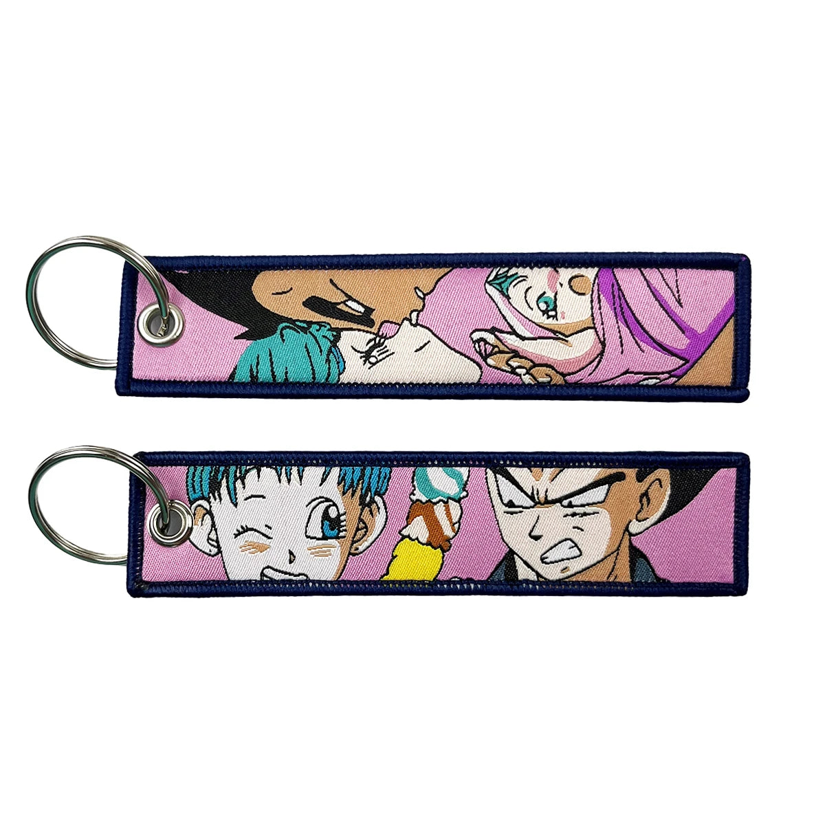 Dragon Ball Embroidered Anime Keychain Collection