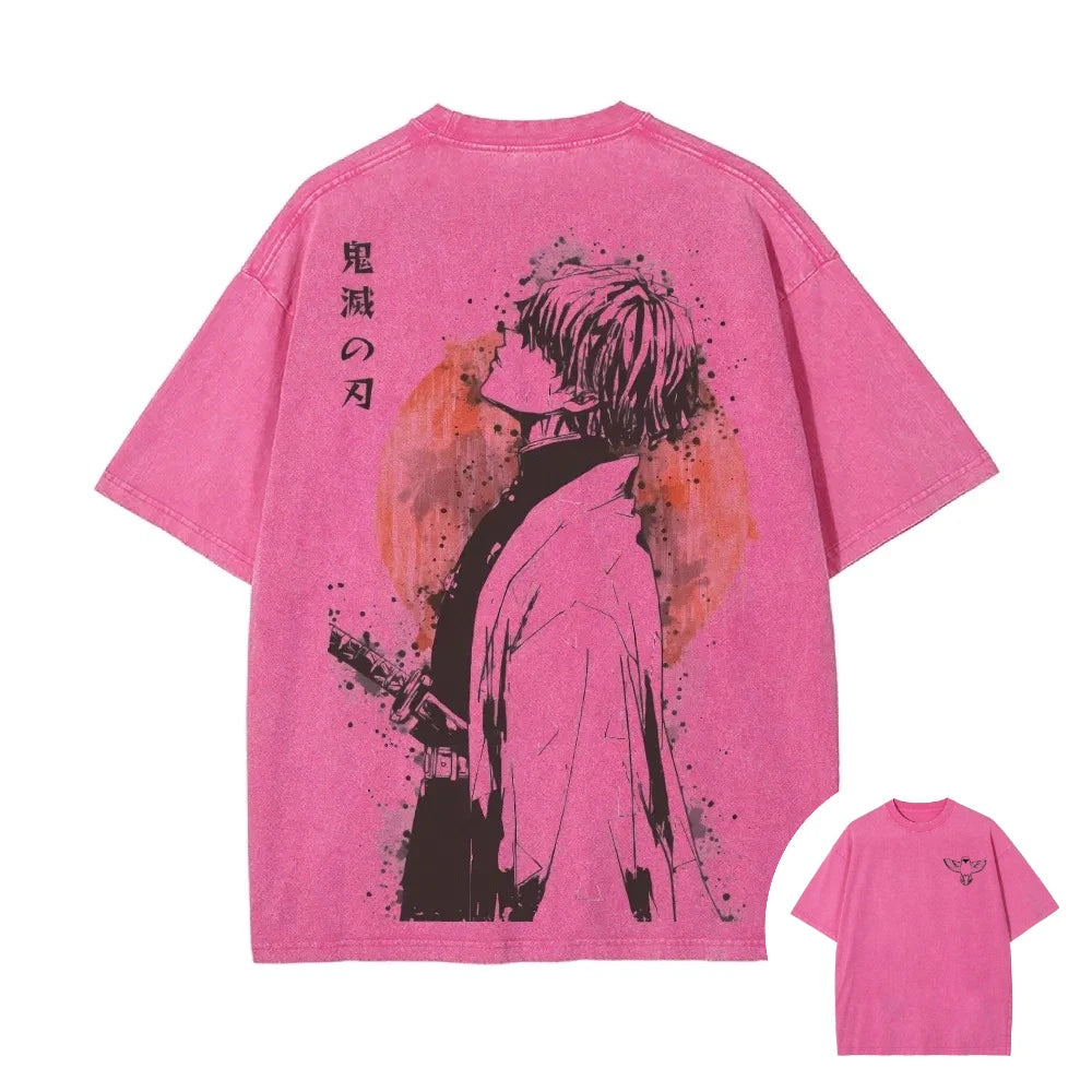 Zenitsu Agatsuma Oversized Streetwear Tee