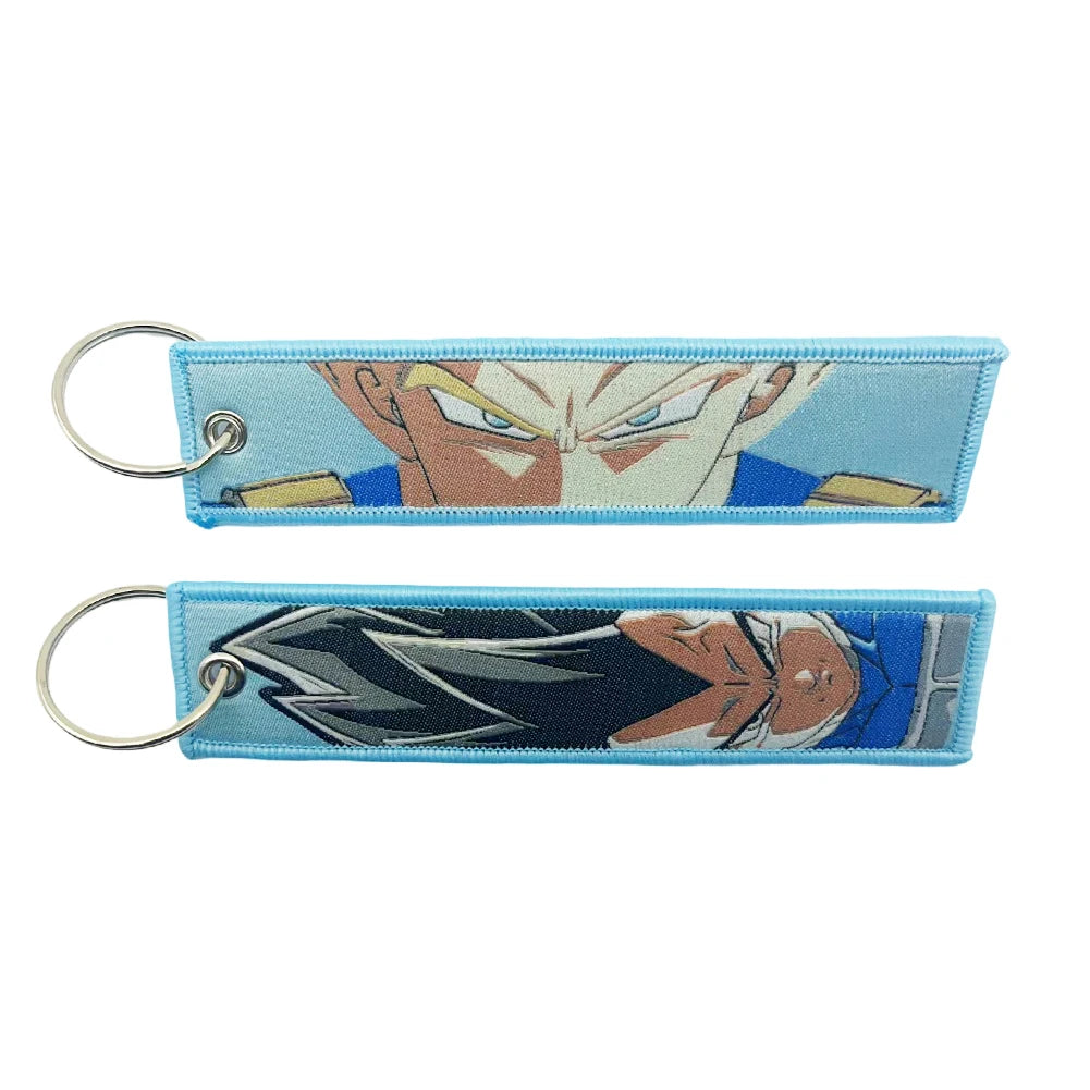 Dragon Ball Embroidered Anime Keychain Collection
