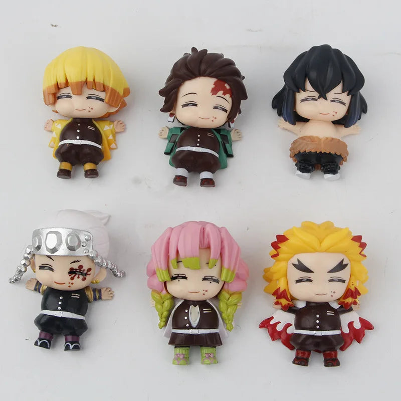 Demon Slayer Mini Figure Collection Set (6 PCS) ⚔️