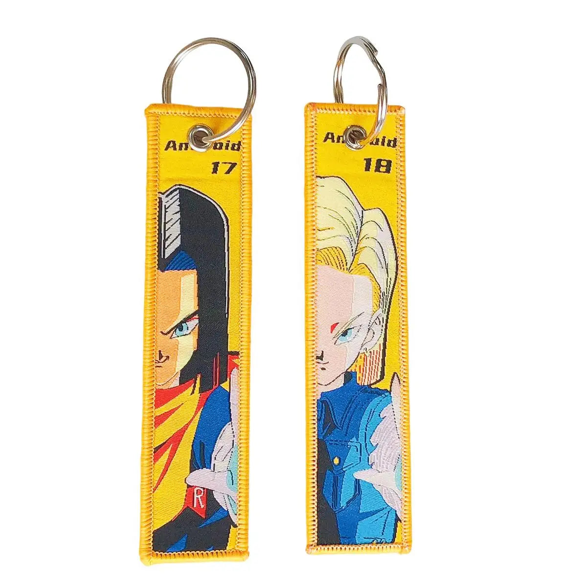 Dragon Ball Embroidered Anime Keychain Collection