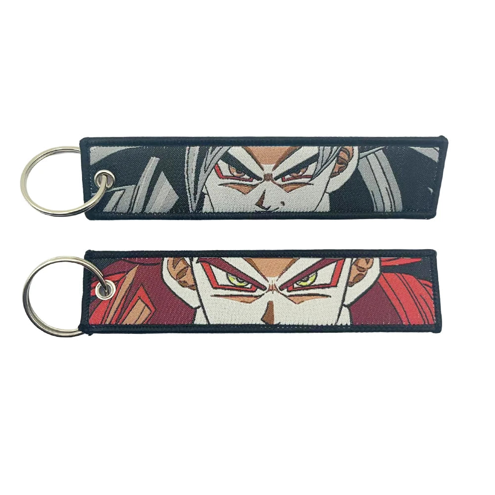Dragon Ball Embroidered Anime Keychain Collection