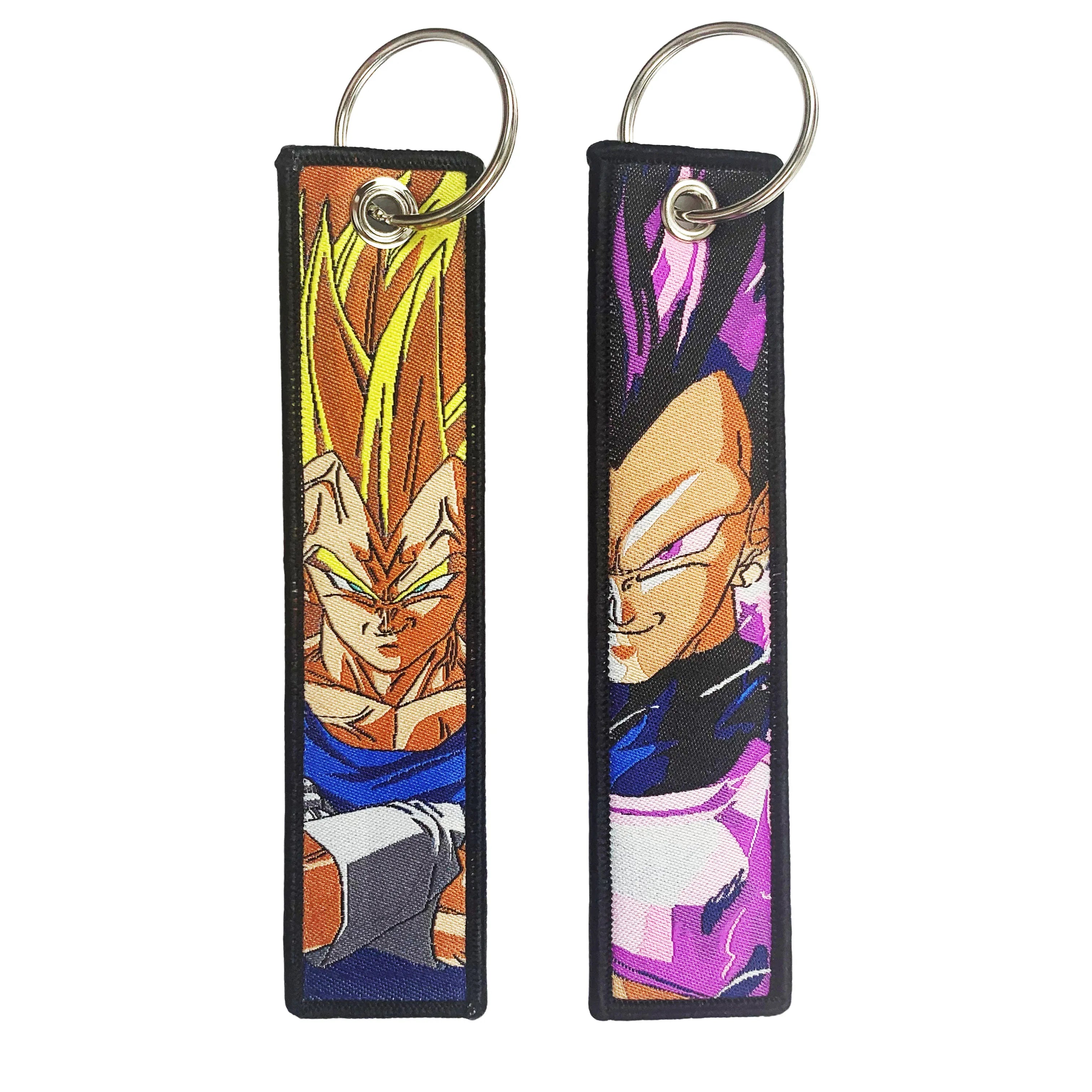 Dragon Ball Embroidered Anime Keychain Collection