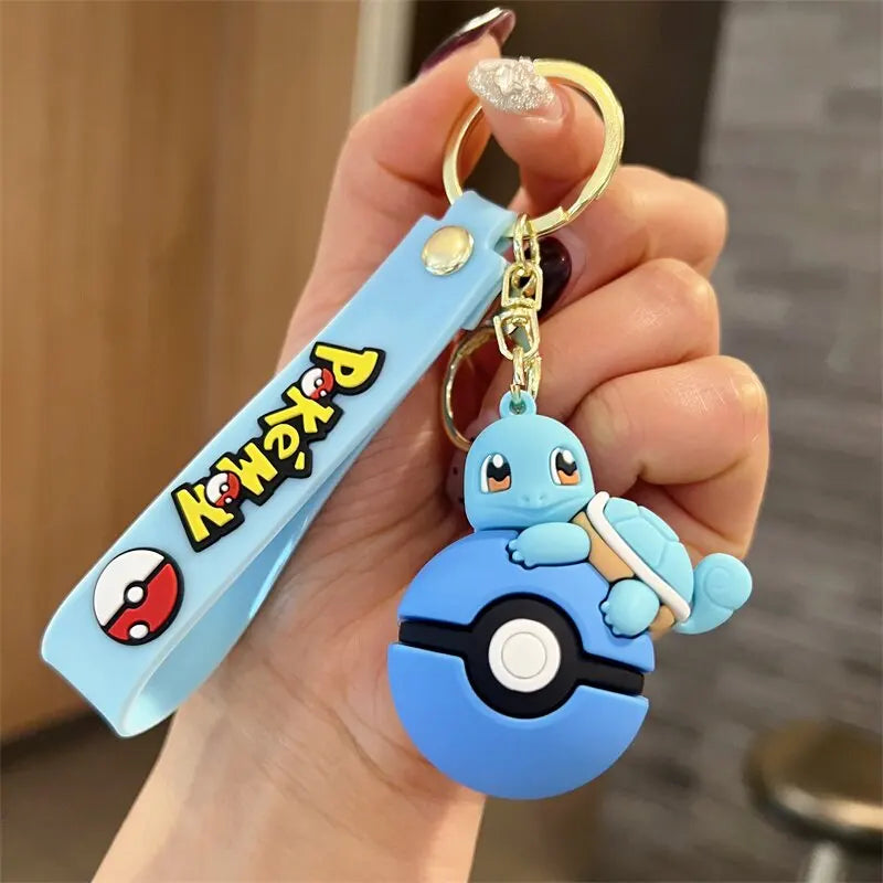 Cute Pokemon Pokeball Keychain