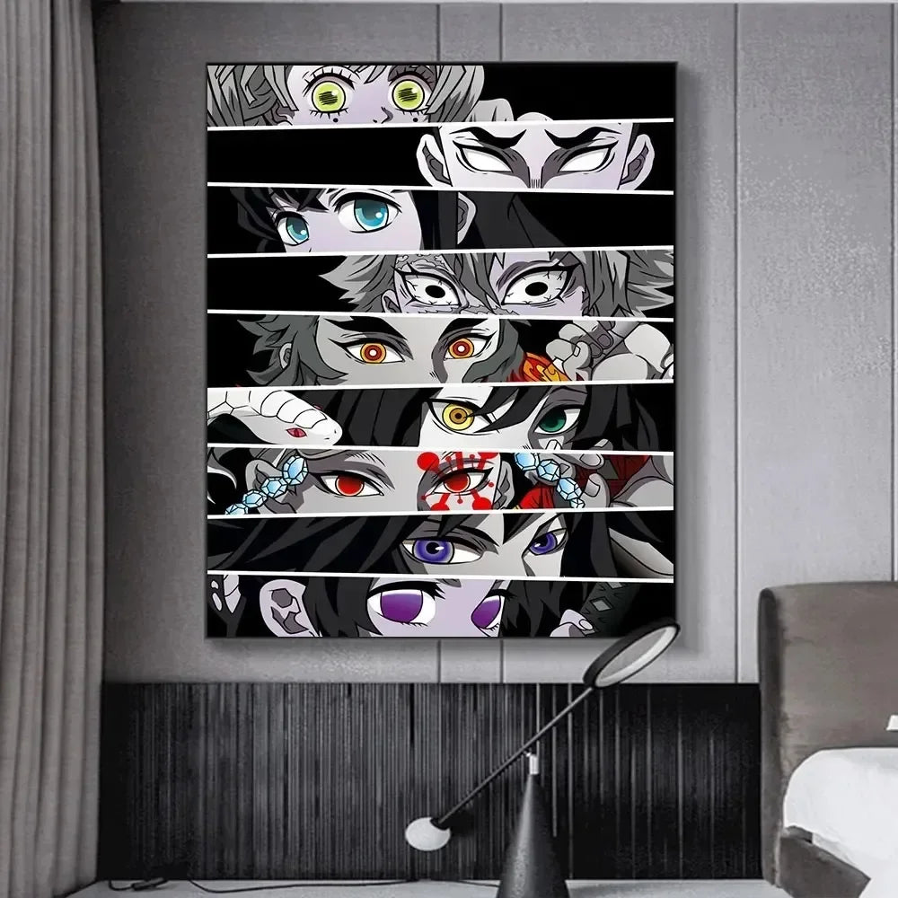 Anime Eyes Demon Slayer Posters